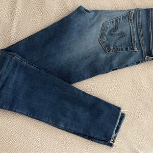 AG Adriano Goldschmied Women’s Skinny Jeans Medium Blue Wash - The Legging Ankle